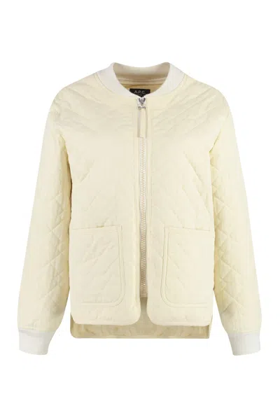 APC ELEA ZIPPERED COTTON JACKET