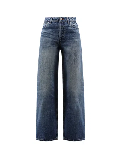 Apc Elisabeth Jeans In Blue