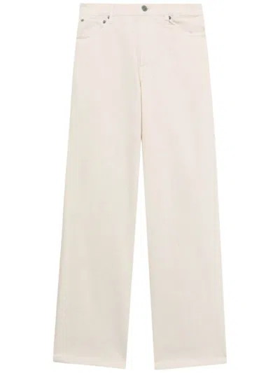 Apc Elisabeth Jeans In Light Beige