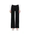 Apc Black Elisabeth Jeans In Black