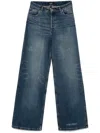 Apc Jeans A. P.c. Woman Color Denim In Blue