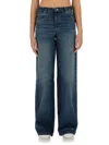 Apc Elisabeth Straight Jeans In Blue