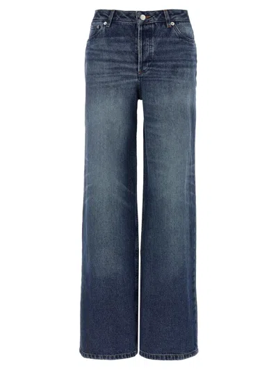 Apc Elisabeth Jeans In Blue