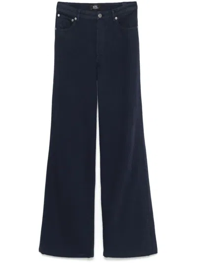 Apc Elisabeth Jeans In Lze Noir