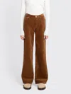 Apc Elisabeth Trousers In Brown