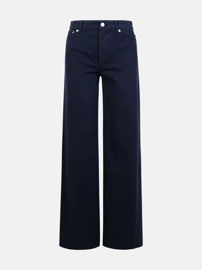Apc 'elisabeth' Navy Denim Jeans