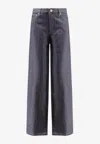 Apc Elisabeth Straight-leg Jeans In Gray