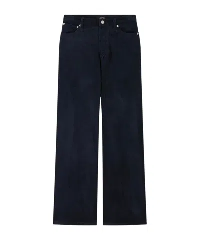 Apc Elisabeth Trousers In Black