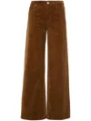 Apc Elisabeth Trousers In Brown