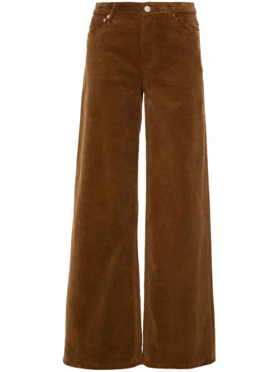Apc Elisabeth Trousers In Cag Tobacco