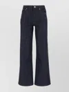 Apc Elisabeth Wide-leg Denim Trousers In Blue