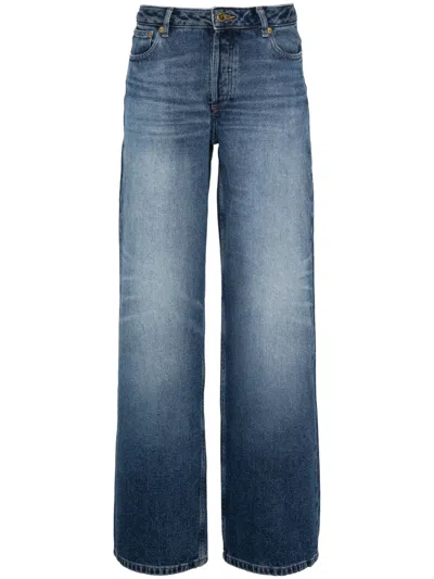 APC ELIZABETH MID-RISE STRAIGHT-LEG JEANS