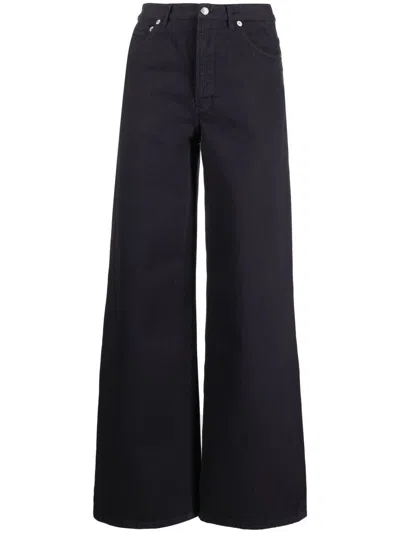 Apc A.p.c. Elizabeth Straight Leg Jeans In Navy