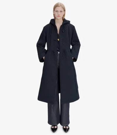 Apc Ella Coat 36 Dark Navy Blue