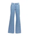 A.p.c. Seam-detail Jeans In Blue