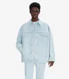 Apc Elvis Jacket L Pale Blue In Blue