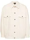 Apc Elvis Denim Jacket In Neutrals