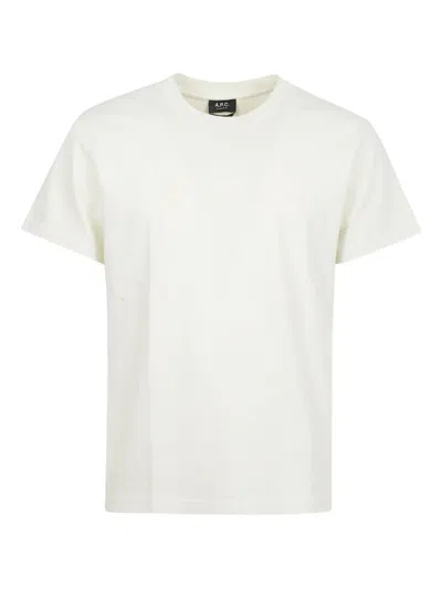 Apc Embossed T-shirt In White