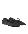 Apc Embroidered Ballerina Shoes In Black