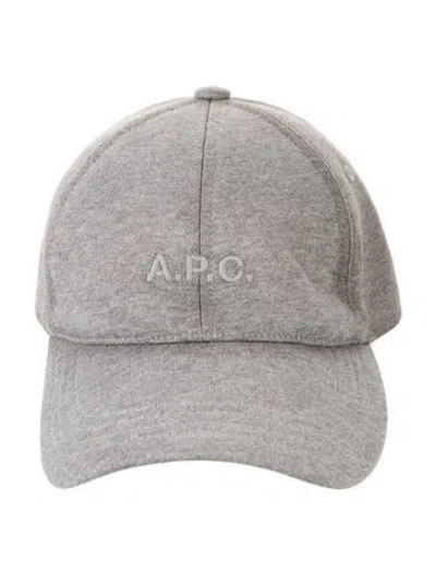 Pre-owned Apc Embroidered Baseball Hat In Gray