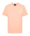 Apc Embroidered-logo Cotton T-shirt In Nude