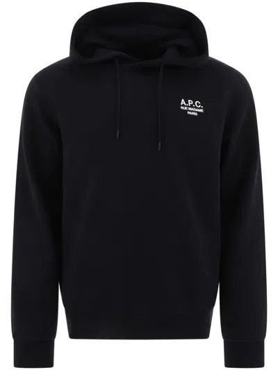 Apc Embroidered-logo Hoodie In Multi