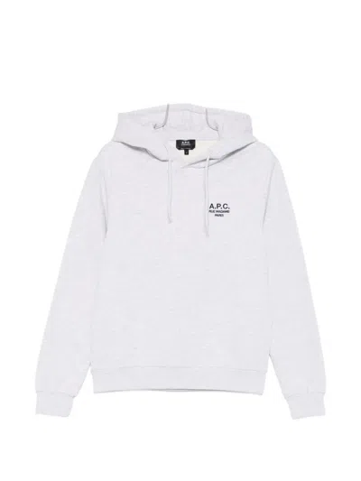 A.P.C. EMBROIDERED-LOGO HOODIE