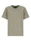 Apc Crewneck Lightweight Cotton T-shirt In Green