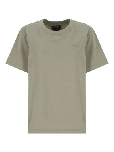 APC EMBROIDERED-LOGO T-SHIRT