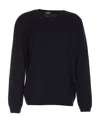 Apc Embroidered-logo Virgin Wool Jumper In Black