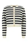 Apc Embroidered Wool Manon Cardigan In Black