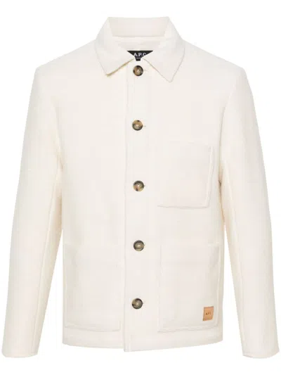 Apc Emile Jacket In Neutrals