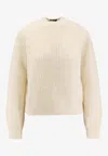 Apc Emilia Alpaca Knit Loose Sweater In Neutral