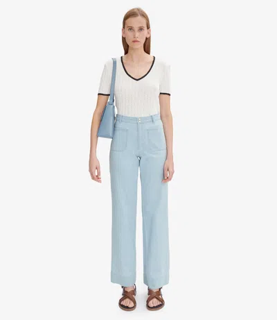 Apc Emilie Jeans 30 Iav In Iav - Pale Blue