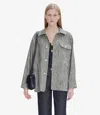 Apc Emma Jacket 40 Navy Blue / White In Navy Blue / White