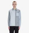 Apc Mens Blue Erwann Striped Cotton-poplin Shirt In Blue
