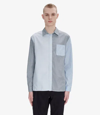 APC ERWANN SHIRT M BLUE