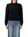Apc A.p.c. Women's Esther Merino Wool Jumper In Black