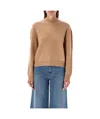 Apc A.p.c. Esther Knit Crew Neck In Nude