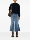 Apc A.p.c. Women's Esther Merino Wool Jumper In Blue