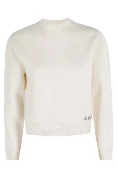 Apc A.p.c. Esther Sweater In White