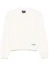 Apc A.p.c. Sweater In White