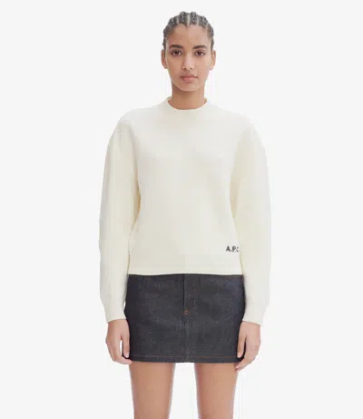 APC ESTHER SWEATER XL ECRU