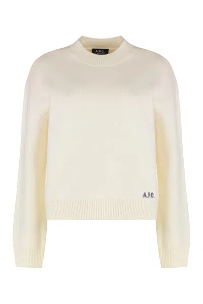 APC A.P.C. ESTHER VIRGIN WOOL CREW-NECK SWEATER