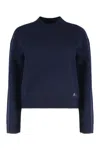 Apc A.p.c. Esther Virgin Wool Crew-neck Sweater In Blue