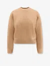 Apc Esther Virgin Wool Sweater In Sand