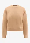 Apc Esther Wool Ribbed Sweater In Nude