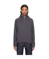 Apc Gray Ethan Hoodie In Black