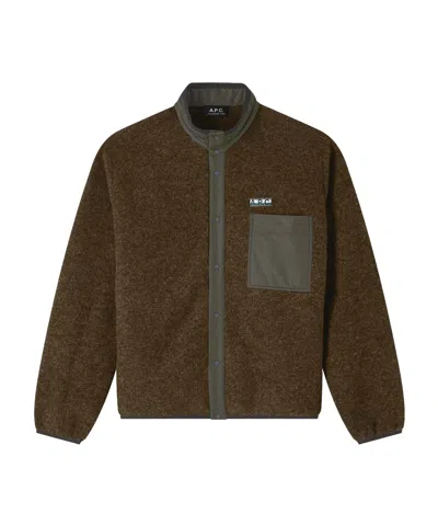 Apc Ewan Jacket In Green