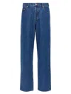 Apc A.p.c. Relaxed Jeans In Blue